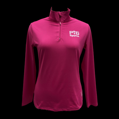 Performance 1/4 Zip Top - Pink