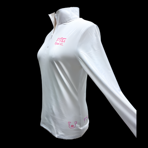 Performance 1/4 Zip Top - White