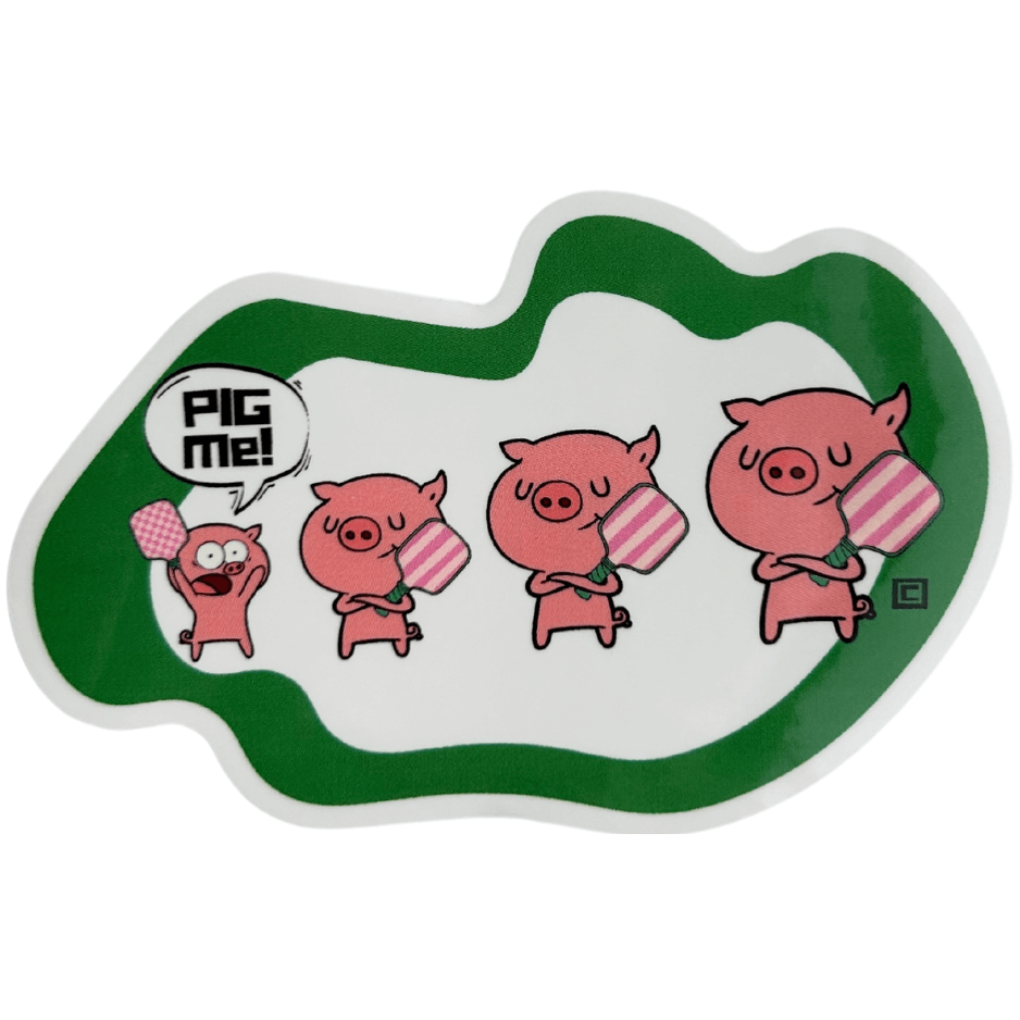 Pig Me Pickleball Sticker