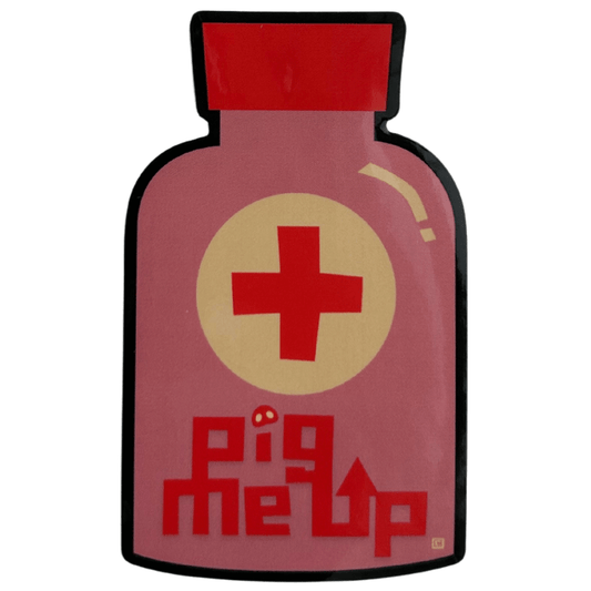 Pig Me Up Pickleball Sticker